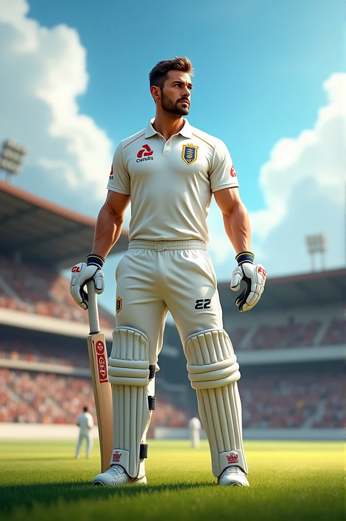 Me as a cricketer 