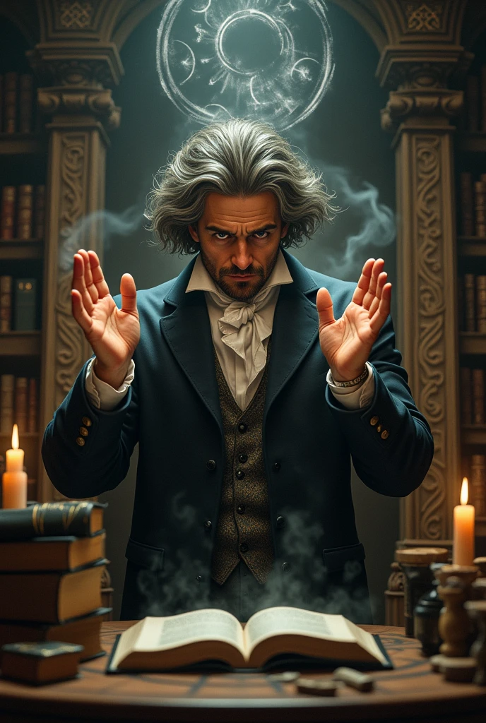 make a beethoven do a magic
