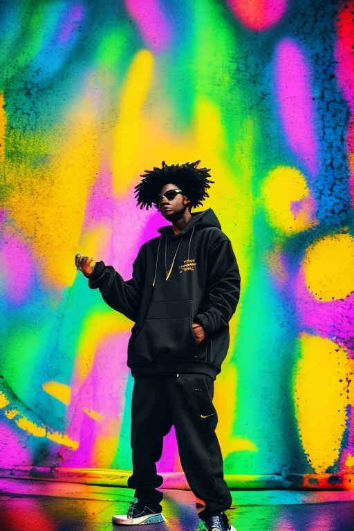 A background filled with scattered musical notes in various sizes and colors
A background completely filled with scattered musical notes in various sizes and colors, covering the entire screen.
beautiful girl colorful image
Dance hiphop Dance CREW Waacking Dance
Punking
gorilla dancer、
black medium hair black medium hair
Five fingers Baggy clothes Baggy clothes