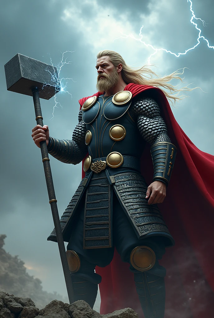 Thor in samurai armor