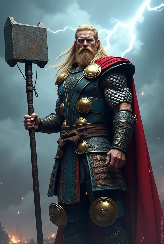 Thor in samurai armor