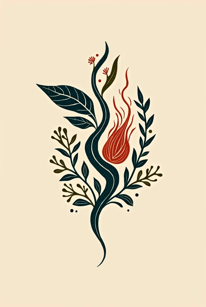 Minimalist logo inspired by Mexican gastronomy with the pattern of typical textile embroidery