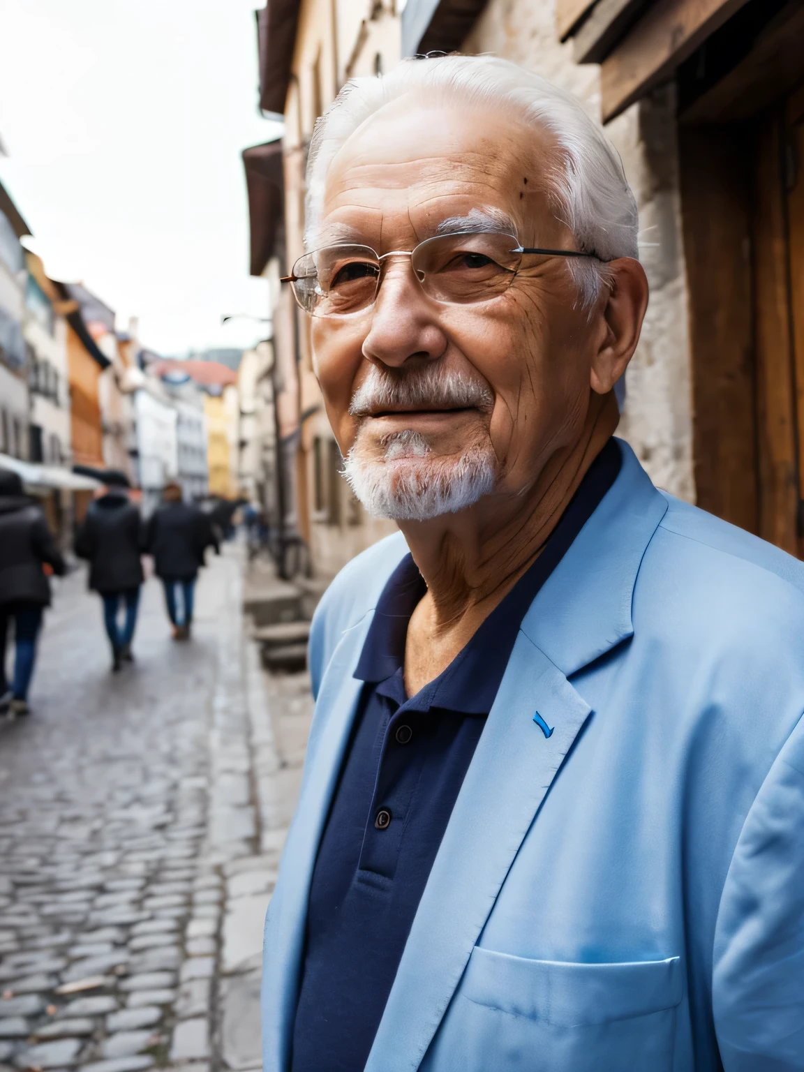 old man, Europe, high quality