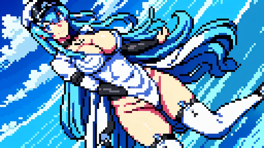 human, ((1girls)), 25 years old, Long Hair, Blue hair, black eyes, knight bikini armor, large breast M, 1m75, deserted, ((Takeda Hiromitsu style)), black cock, cock, ((Pov missionary))cover your mouth, cover your mouth, shy,