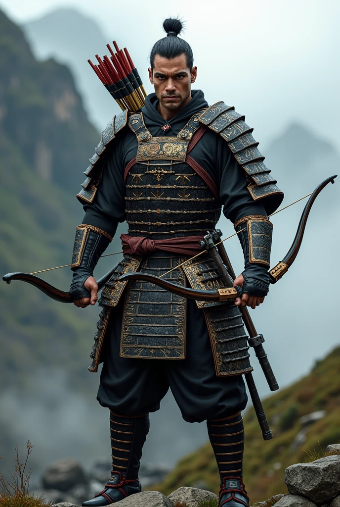 Hawkeye in samurai armor