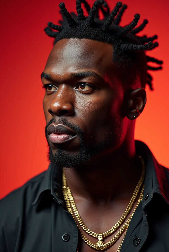 create a photo of 50 cent flipping hair
