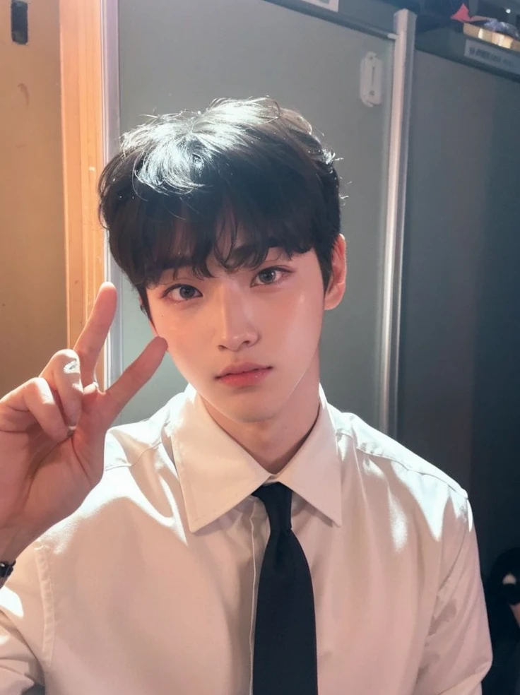 Ulzzang Chico, ulzzang, Korean ulzzang Chico, Chico, Beautiful face, Beautiful eyes, Beautiful, white curly hair, play seongmin, Seongmin de Cravity, play seongmin, seongmin