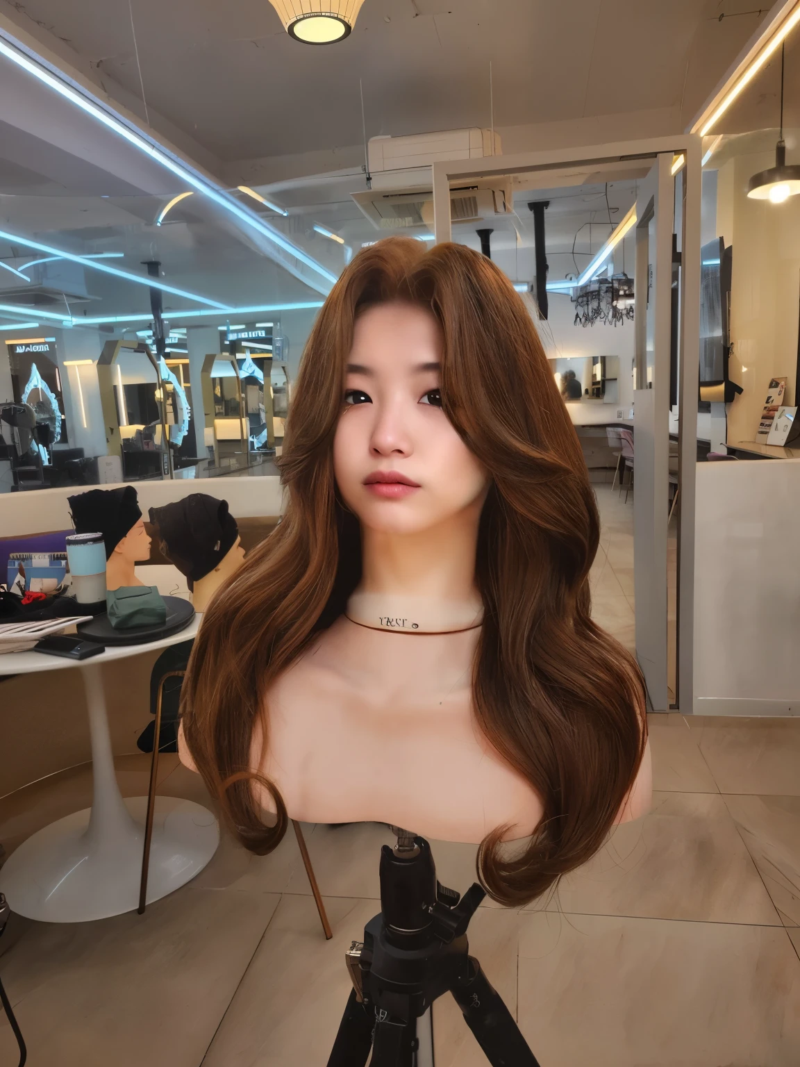 Best Quality, 8k, Masterpiece, (Portrait: 1.3), (photo realistic:1.4), (hyper realistic:1.4), Sharp Focus, looking at viewer, (smoother lighting:1.1), (increase cinematic lighting quality:0.9), realistic lighting, backlighting, light on face, ray trace, (brightening light:1.2), (Increase quality:1.4), sharp detail, (best quality real texture skin:1.4), finely detailed eyes, black_eyes, finely detailed face, 25 year old Korean woman
