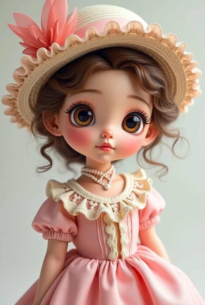 bonita nova no estilo vitoriano、Cabrito、Young Child 1. **moda**: Victorian fashion is characterized by sleek and elegant design。Ruffles and laces、Espartilhos、Tente incorporar elementos como vestidos longos。 2. **penteado em**: Women's hairstyles in the Victorian era are often complex and delicate。Upstyling e curling、It's also a good idea to add ribbons and floral ornaments to your hair.。 3. **Characteristics**: Facial features of girl with soft features、Embelezamento、kawaii、Lindo 5. **Accessorized**: Accessories played an important role in the Victorian era。hats、colares、Luvas、Guarda-chuvas, etc.、Calling accessories with attention to detail、You can give personality to your character。 vestido bonito、Floral、Trajes luxuosos、pink there、PastelColors
