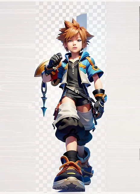 Sora, Kingdom Hearts, Leotard