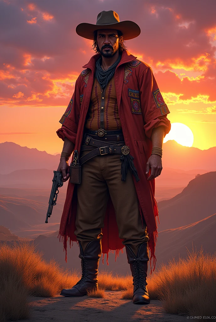 Cormano do Sunset Riders, but in gaucho attire