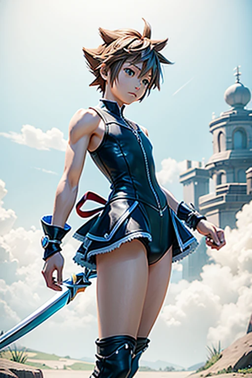 Sora, Kingdom Hearts, Leotard