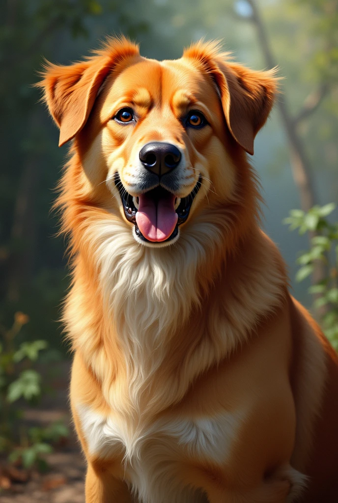 A dog