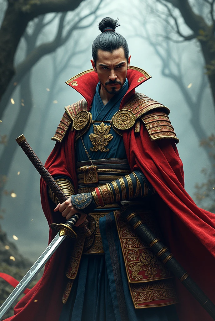 Doctor strange in samurai armor