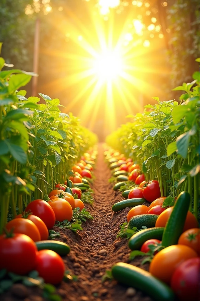 The Sun and the Plants, Fruits and vegetables