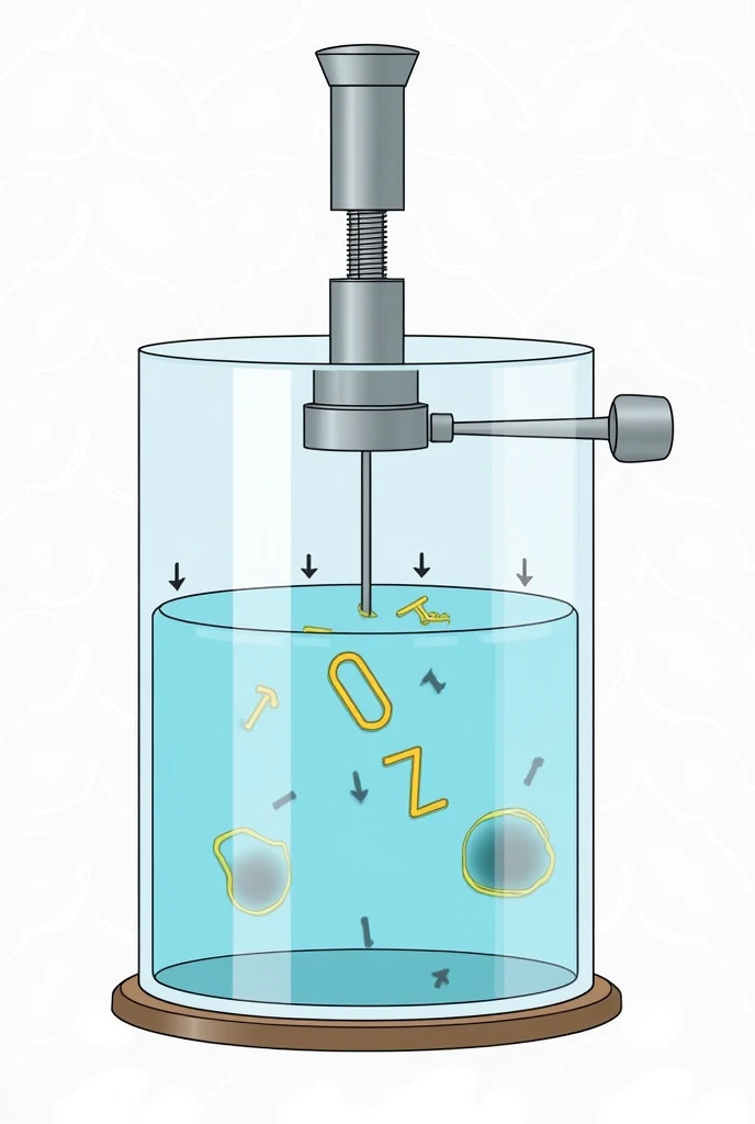 Explanation of Pascal's principle through image and information