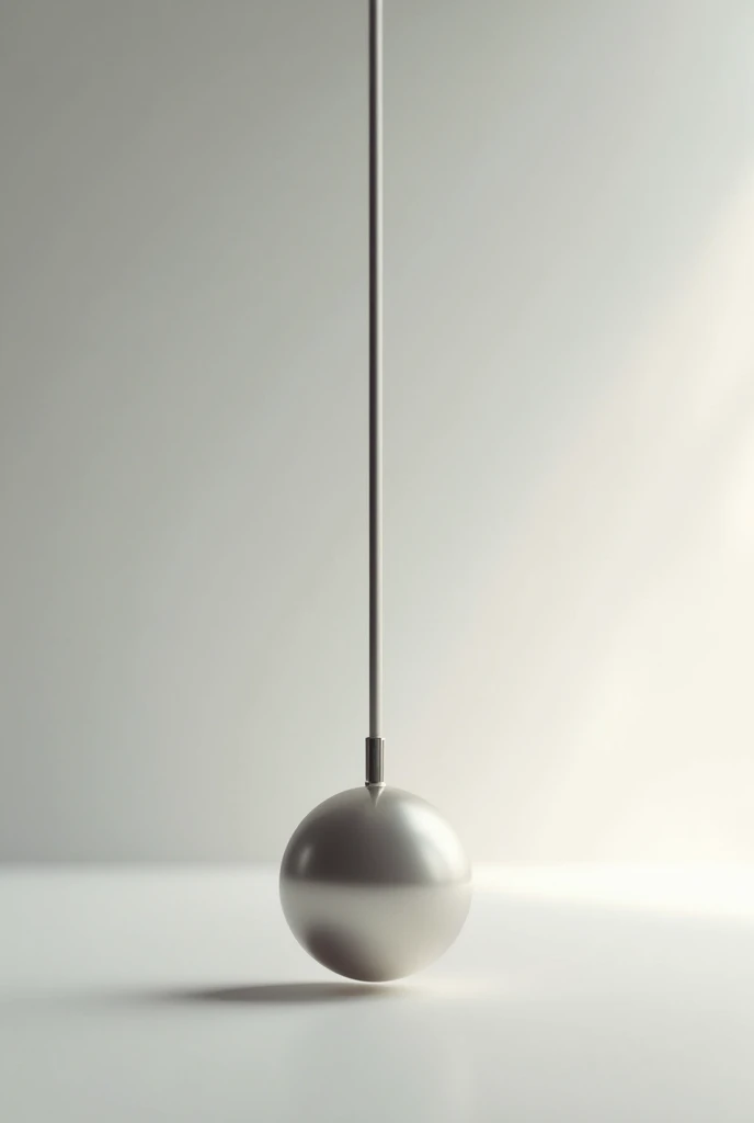 A pendulum in frictionless motion in a vacuum