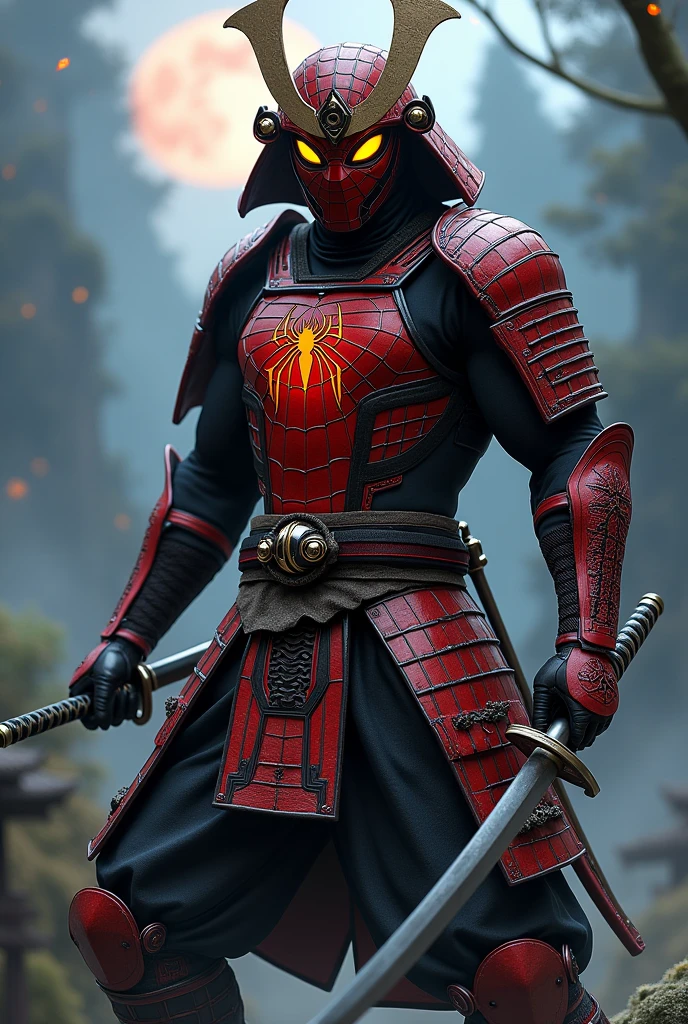 Spider-Man in samurai armor
