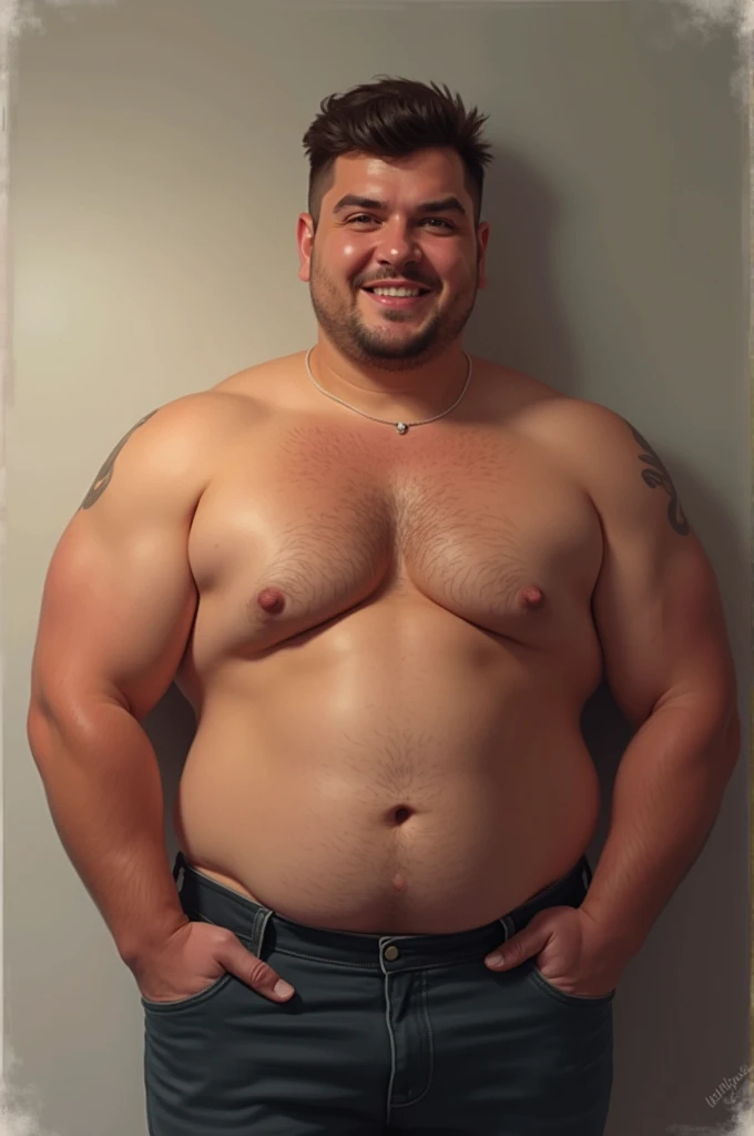 A sexy gay fat guy