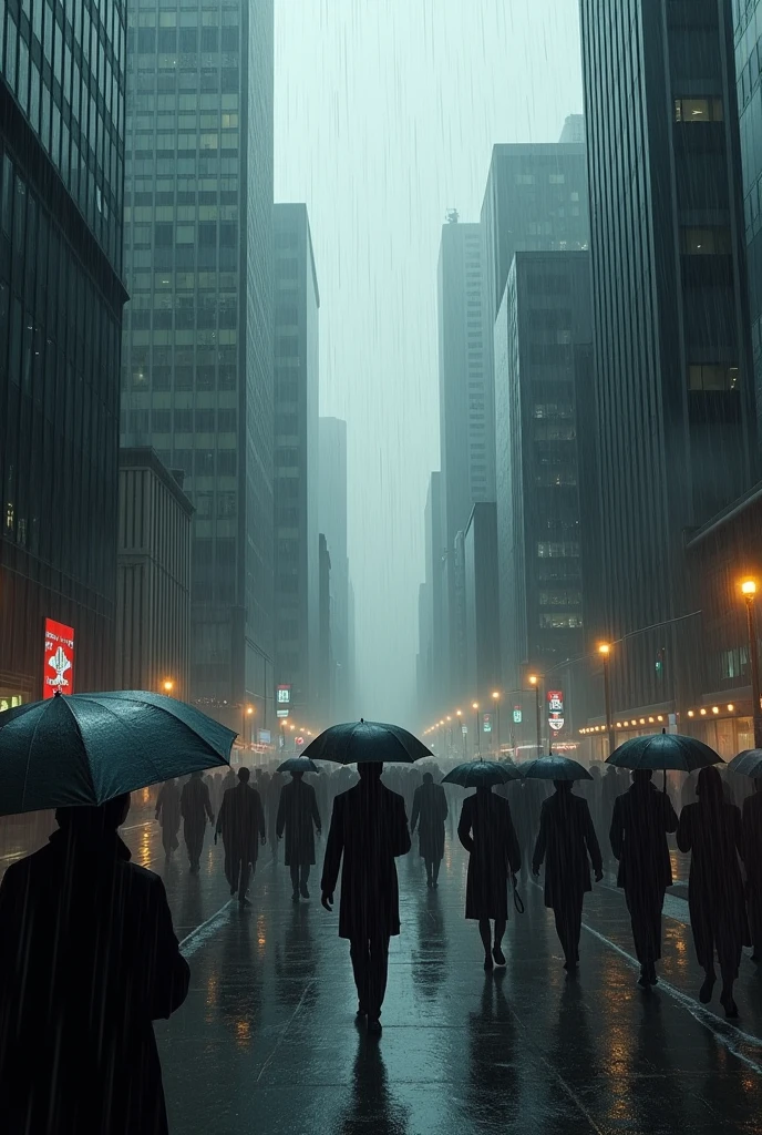 City Hard Rain