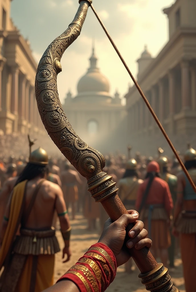 Gandiva bow from mahabharat 