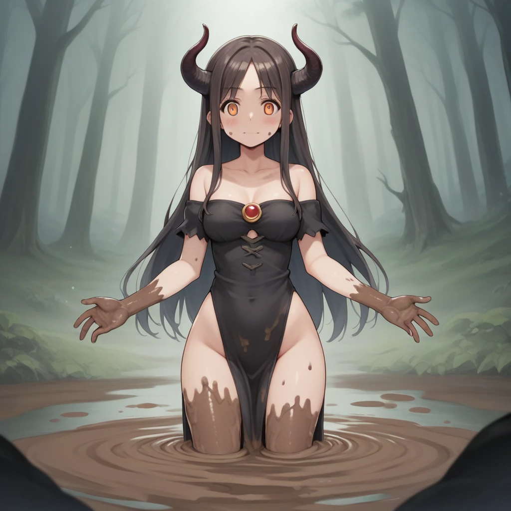 masterpiece, best quality,anime style, 1 girl,(((slender body))), (((small eyes,small breast,breast milk splashing from nipples,breastfeeding a evil ))),(((competition swimsuit))),(((((brown tentacles bound a girl)))),((((cum)))), (beautiful face), (((short hair))), (((straight hair))), ((((black hair)))),detailed beautiful skin, (perfect hands, perfect anatomy),scream 