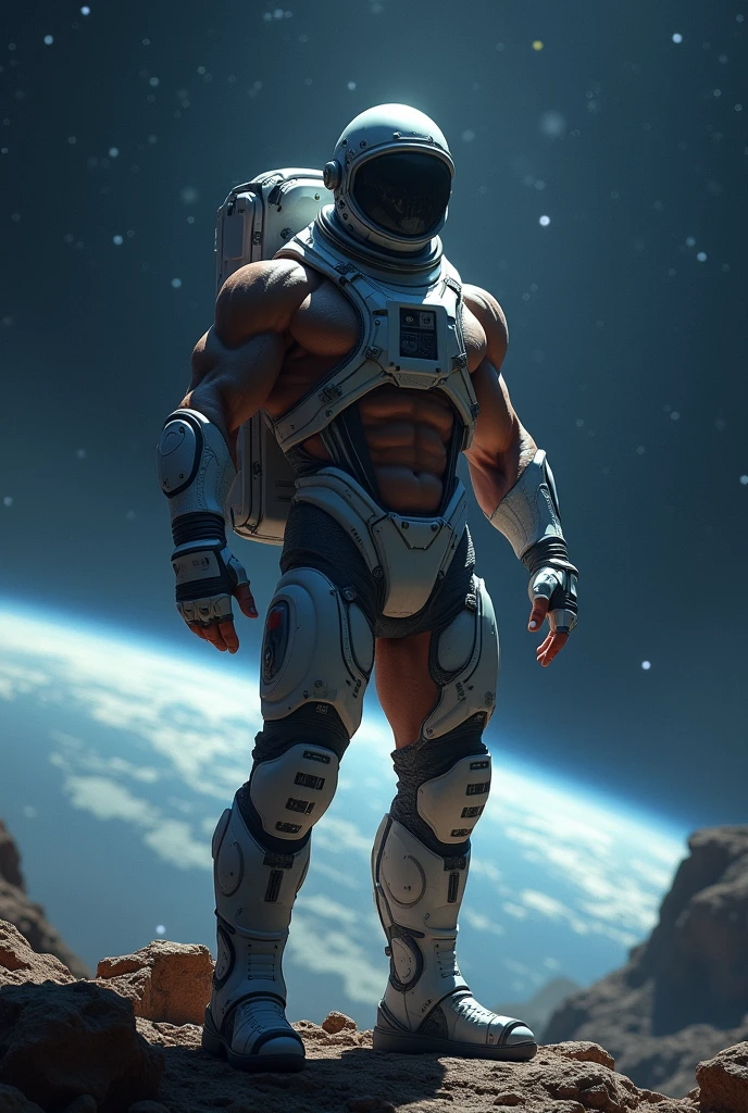 bodybuilder astronaut
