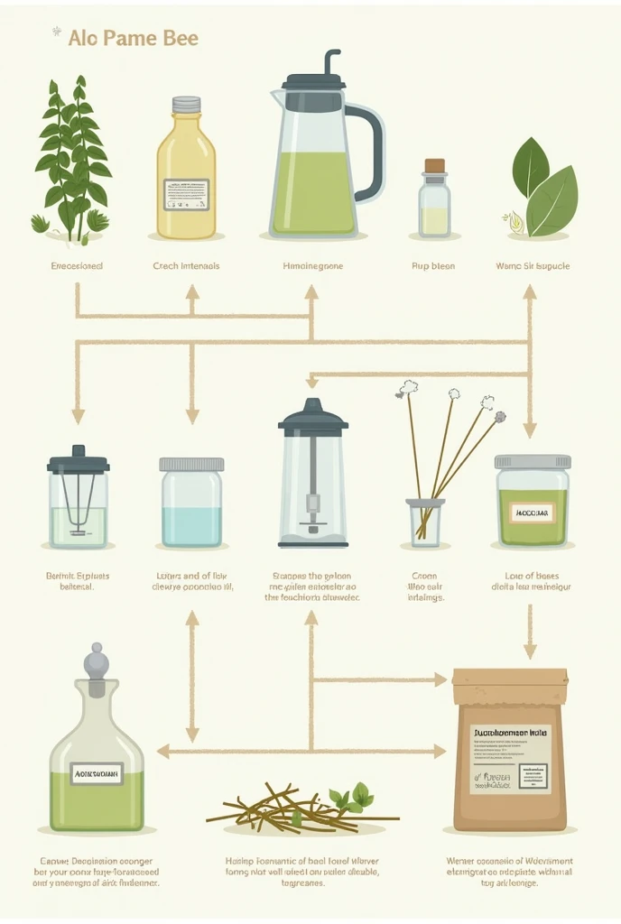 – Comprehensive representation of the parts of the technological solution and their function in graphic or schematic form.
(It is proposed to develop a natural flavoring using eucalyptus leaves and other natural ingredients.. The mixture for extracting the eucalyptus essence will include water, shall, Eucalyptus and clove essential oil, which will allow to capture and maintain the desired properties. The resulting homemade air freshener will be packaged in small jars and will help neutralize odors and purify indoor air..)
