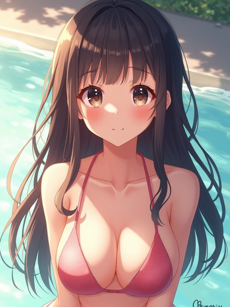 score_9, score_8_up, score_7_up,source_anime, high res image,masterpiece,best quality,girl,cute face,clear skin,shiny hair,,sex,nipples, ultra detailed eyes, , clothes, blush, open mouth, bikini