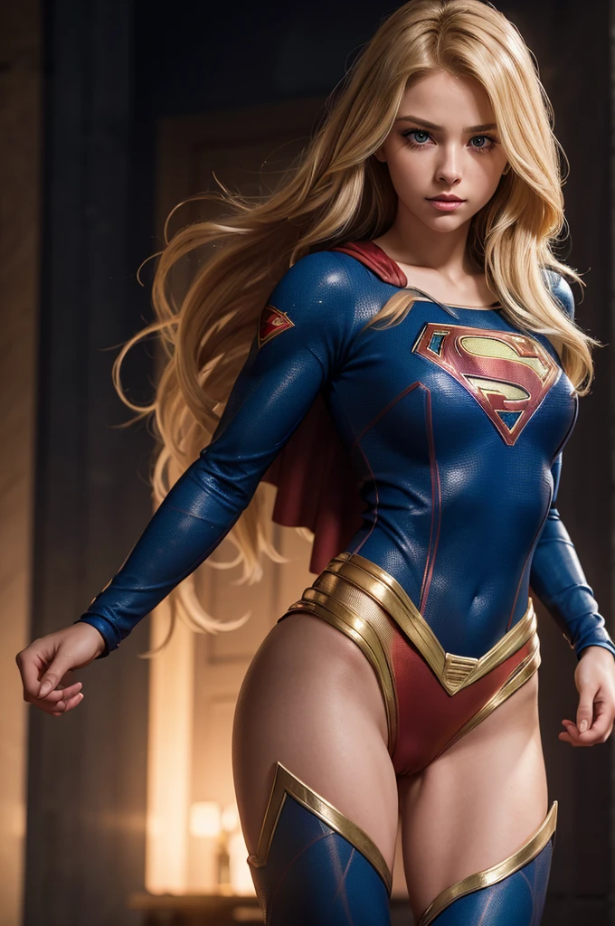 1girl, supergirl, beautiful detailed eyes, beautiful detailed lips, extremely detailed face, long eyelashes, blonde hair, tight blue suit, heroic pose, penetration, explicit sexual content, photoreal, 8k, highres, masterpiece, cinematic lighting, dramatic lighting, vivid colors, getting fucked in her pussy.