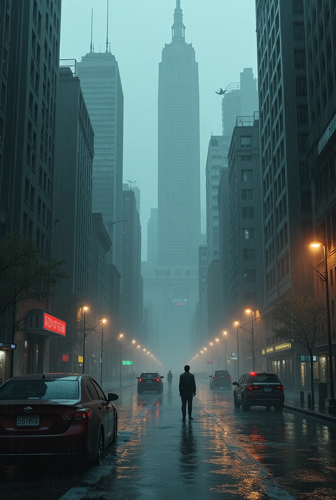 City Hard Rain , Flood , High Flood