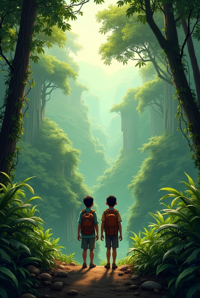 The Amazon rainforest, a sprawling emerald tapestry, stretched out before them, its dense canopy blocking out the sun. -year-othan  his best friend, Noah, stood at the edge of the clearing, their hearts pounding with a mix of excitement and trepidation. They had been dreaming of exploring the Amazon for as long as they could remember, and now, here they were, standing on the brink of adventure.