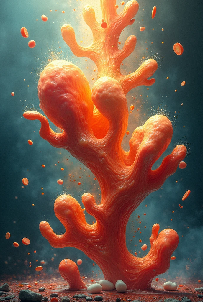 Abstract food sketch 
