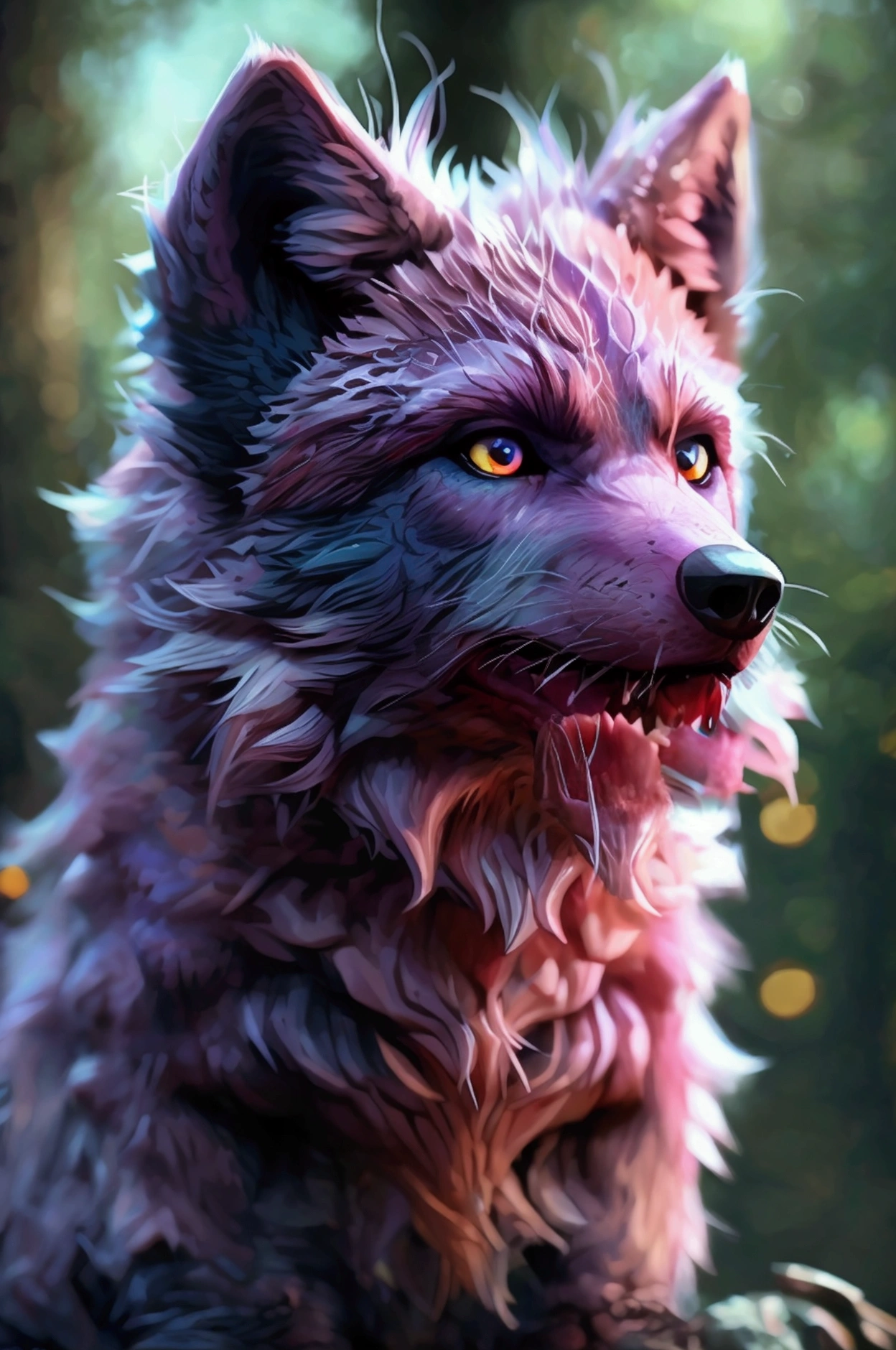 Angry werewolf