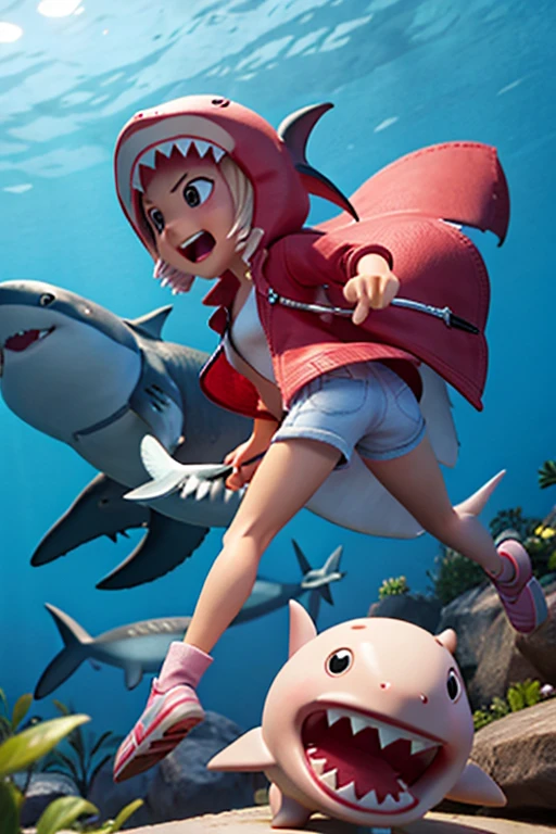 18age、female、shark、