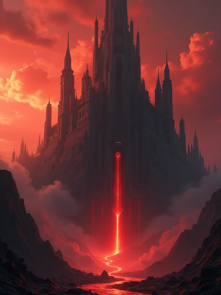 make a fortress vader in mustafar