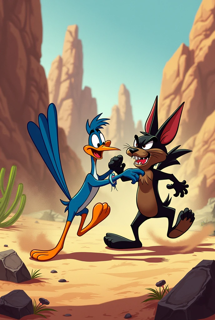 Roadrunner being caught by Tas Mania