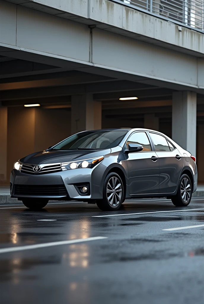2014 Corolla gray with black roof