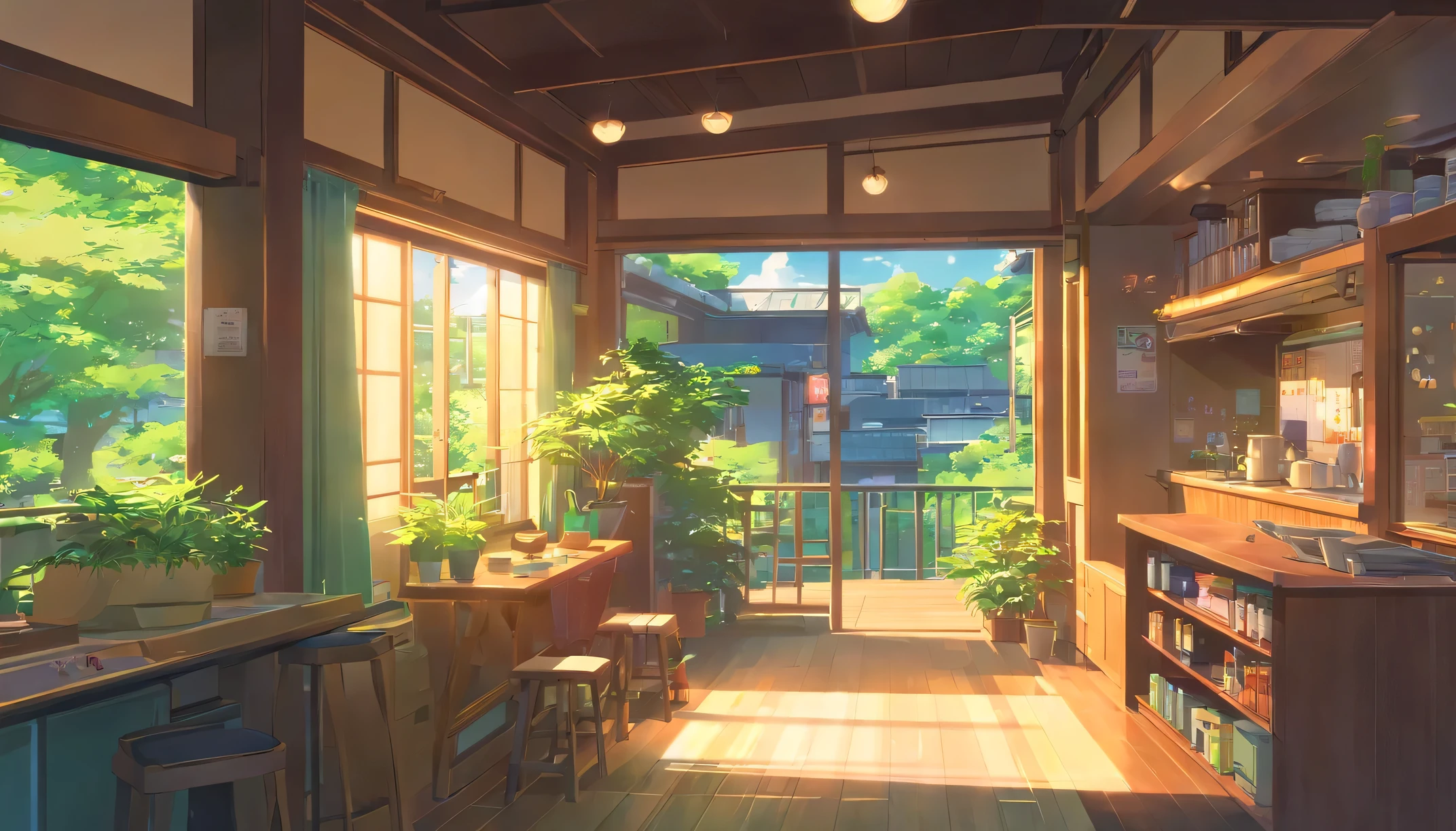 Japanese house in town