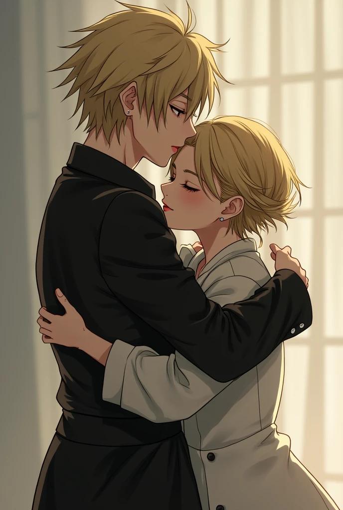 Reita from the band the GazettE hug to the chinese actor Luo Yunxi