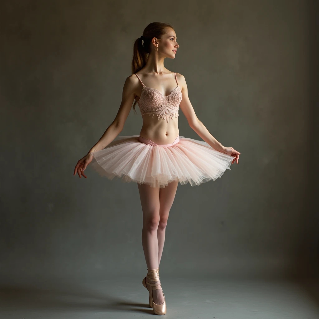 Thin pale girl. anorexia. ballerina. beautiful.
