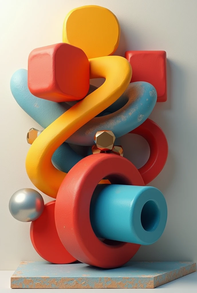 Art using 3d shapes