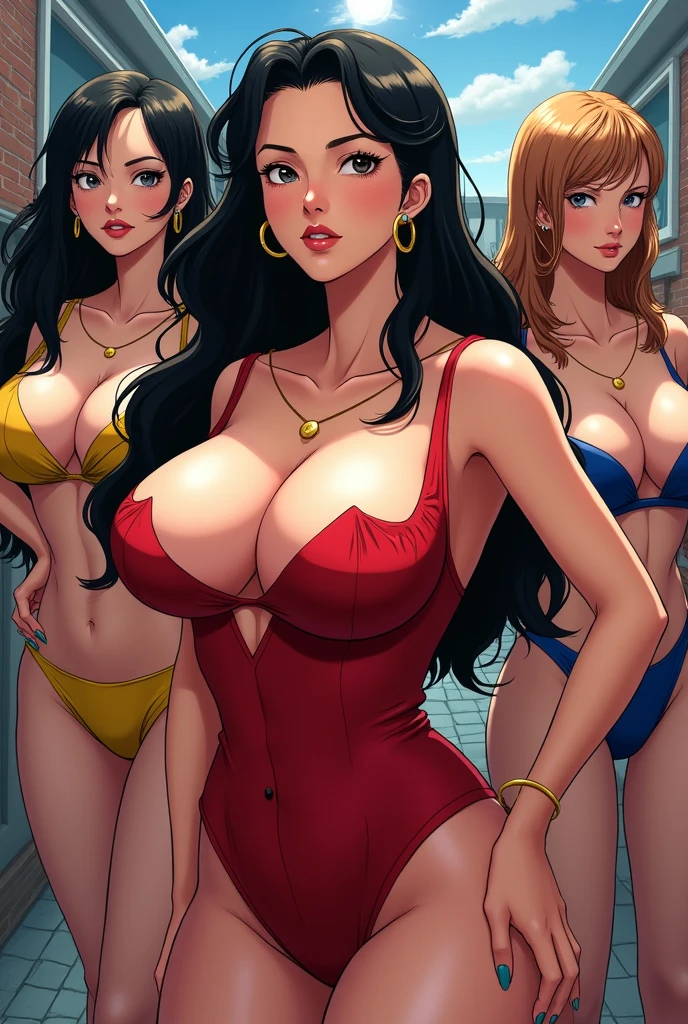 One piece boobs