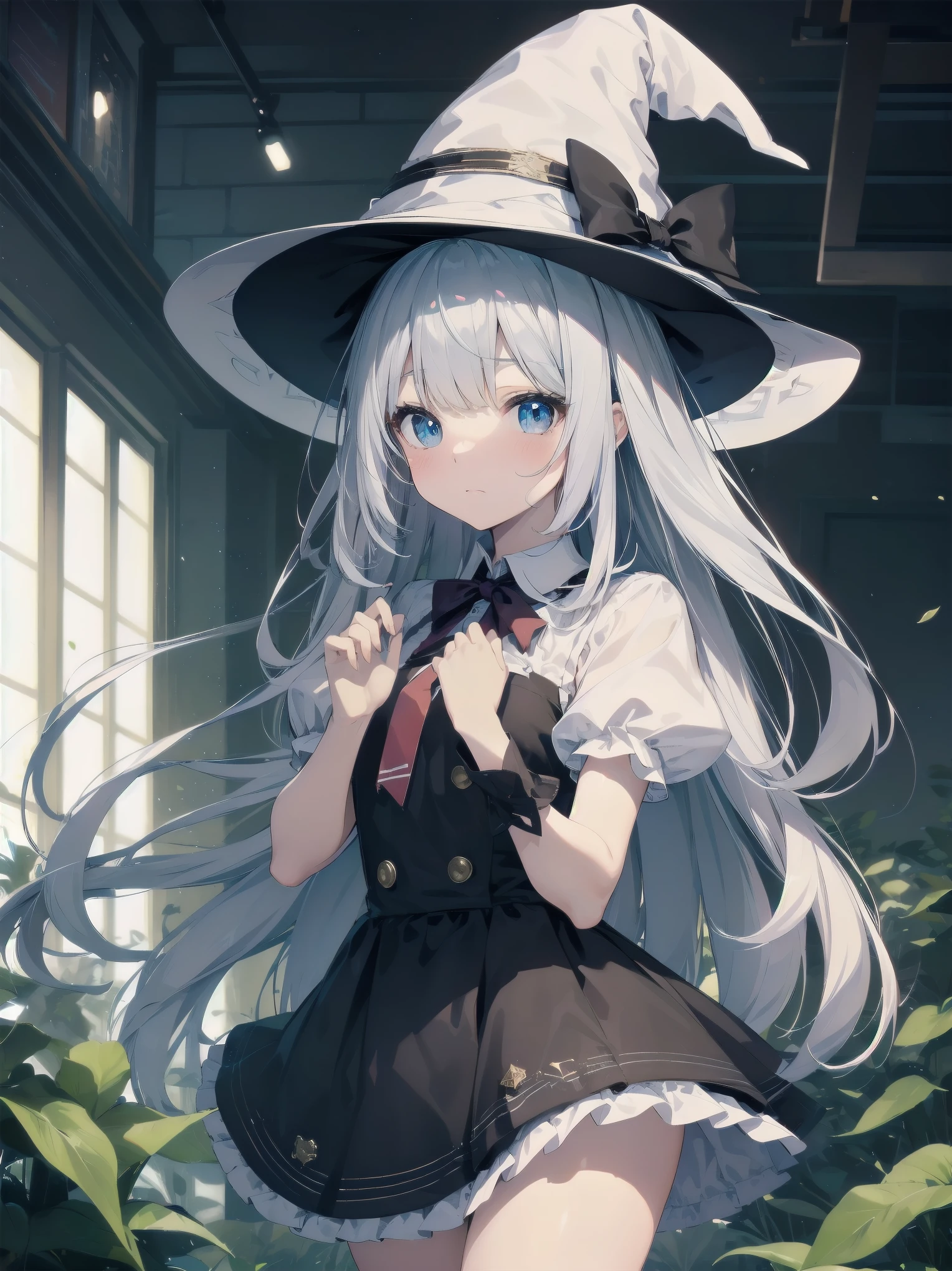 🎶, (🧙♀️), ✡, ✨(black hat), , Alice in Wonderland, Alone, very beautiful, cute, adorable, embarrassed, alone, blue eyes, white skin、look at viewer、looking up,kawaiitech, pastel colors, kawaii, cute colors,Alice in Wonderland, alone, very beautiful, cute, adorable, embarrassed, alone, blue eyes, white skin,skirtlift