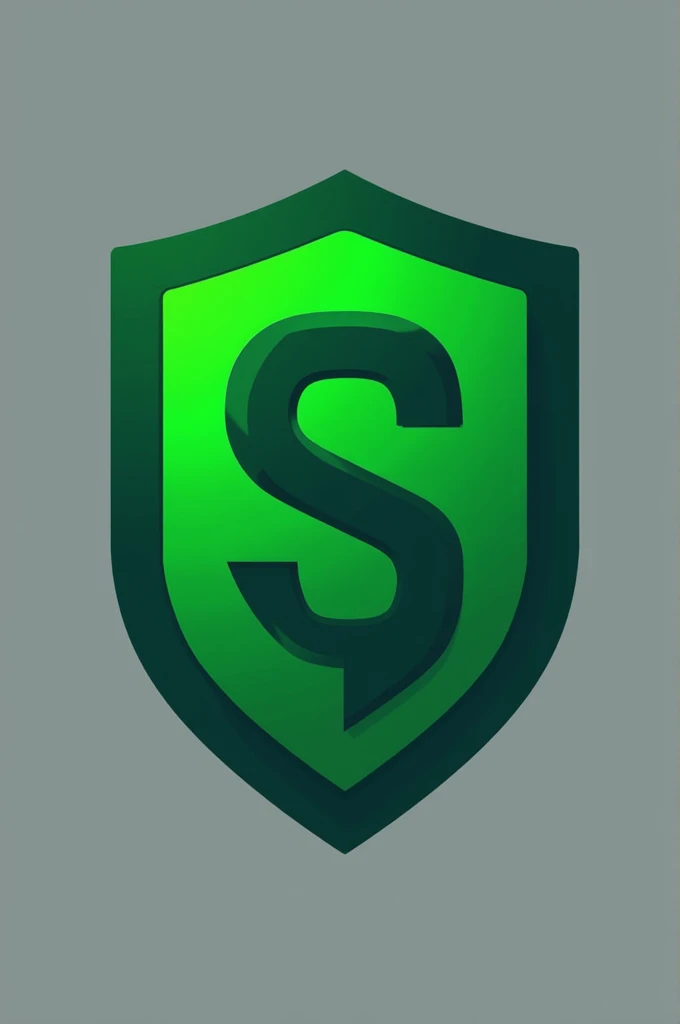 I wanted to create a logo for my product that named as  "SYSNET" CREAT A SHIELD GREEN IN COLOR put letter "S" & "N" in it