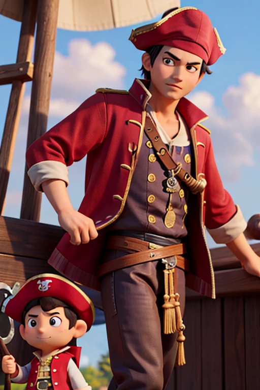 18age、male、neutral、Pirate Captain、male臭い、
