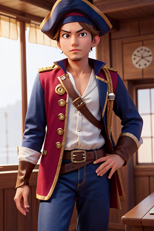 18age、male、neutral、Pirate Captain、male臭い、