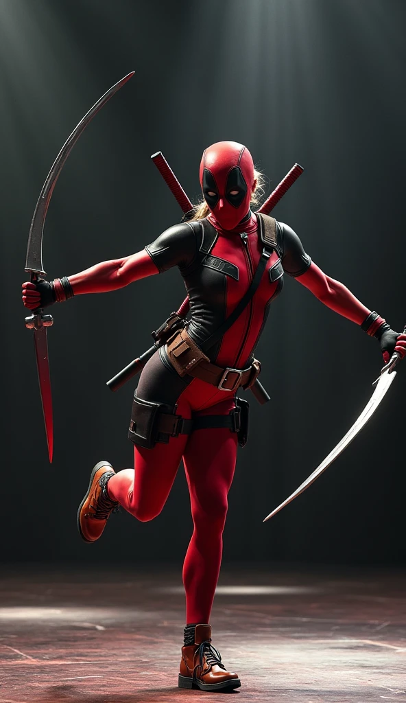 female deadpool, Acrobatic dance, 