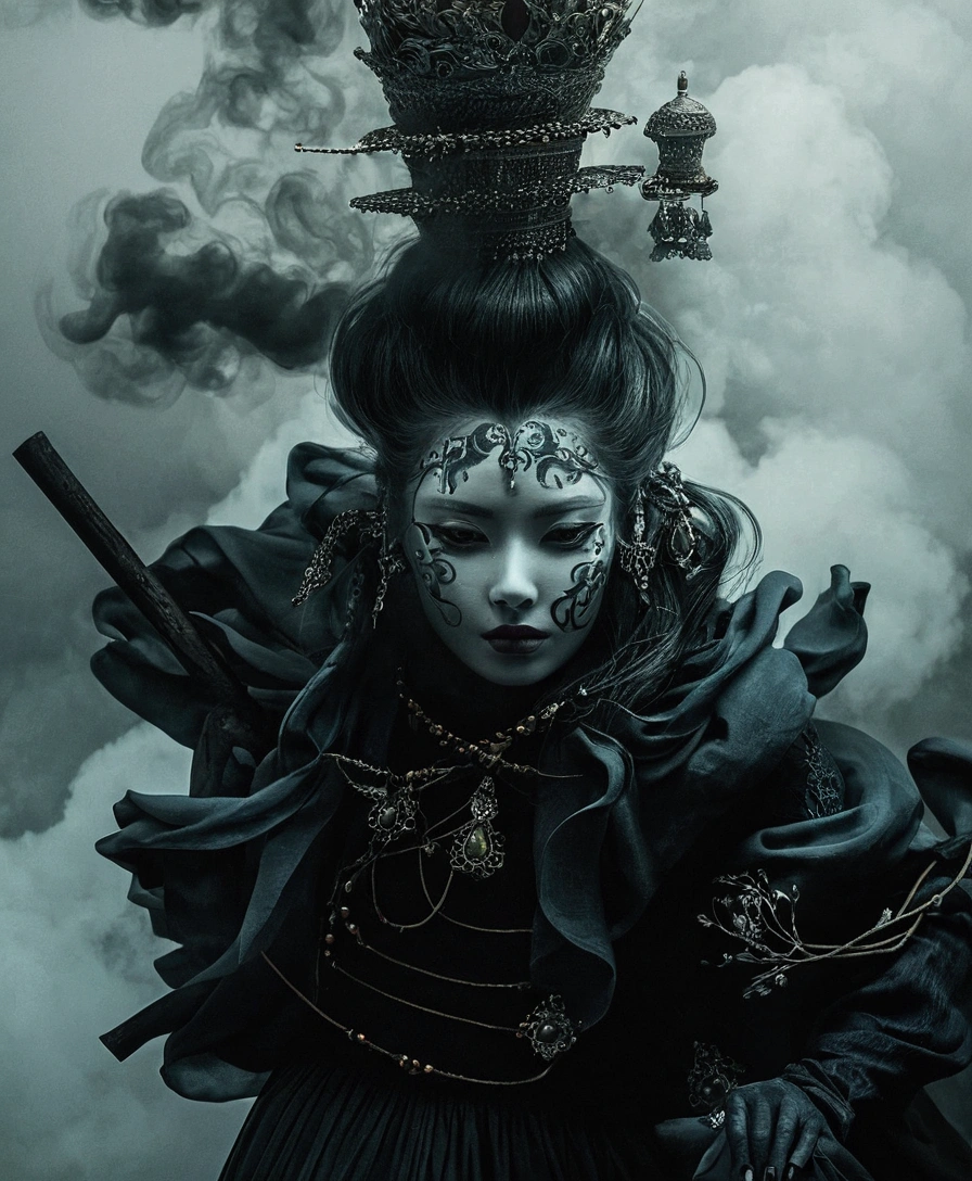 fog flowing clouds floating smoke drifting floating dim
