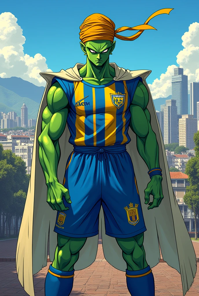 Piccolo with the Colo Colo shirt